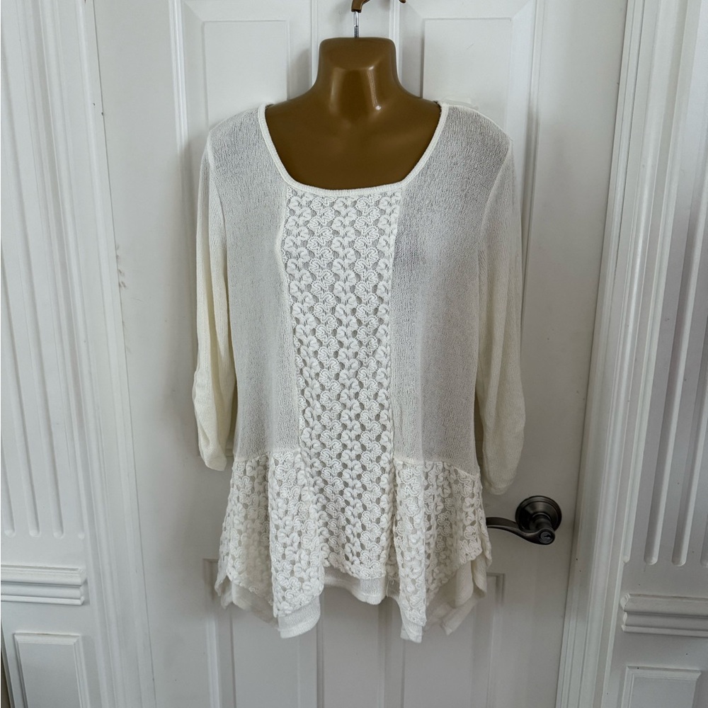 Chic Cream Women's Blouse
